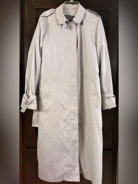 Vintage London Fog Lined Trench Coat Sz 12
